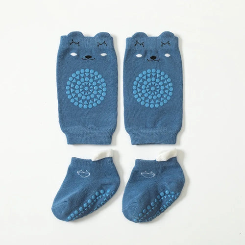 Fall Prevention Crawling Phase Knot Protector Socks Warm Anti Friction