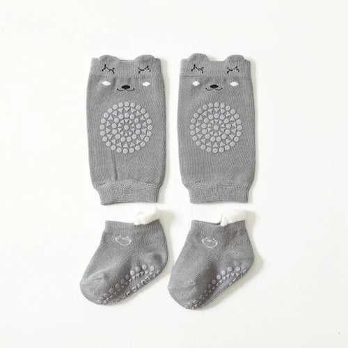 Fall Prevention Crawling Phase Knot Protector Socks Warm Anti Friction